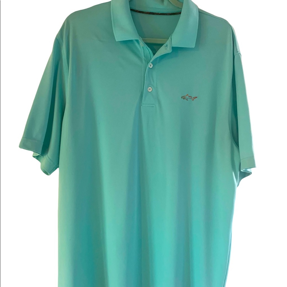 Greg Norman Golf Polo Men’s Color Mint Teal Summer Spring Casual Size XL